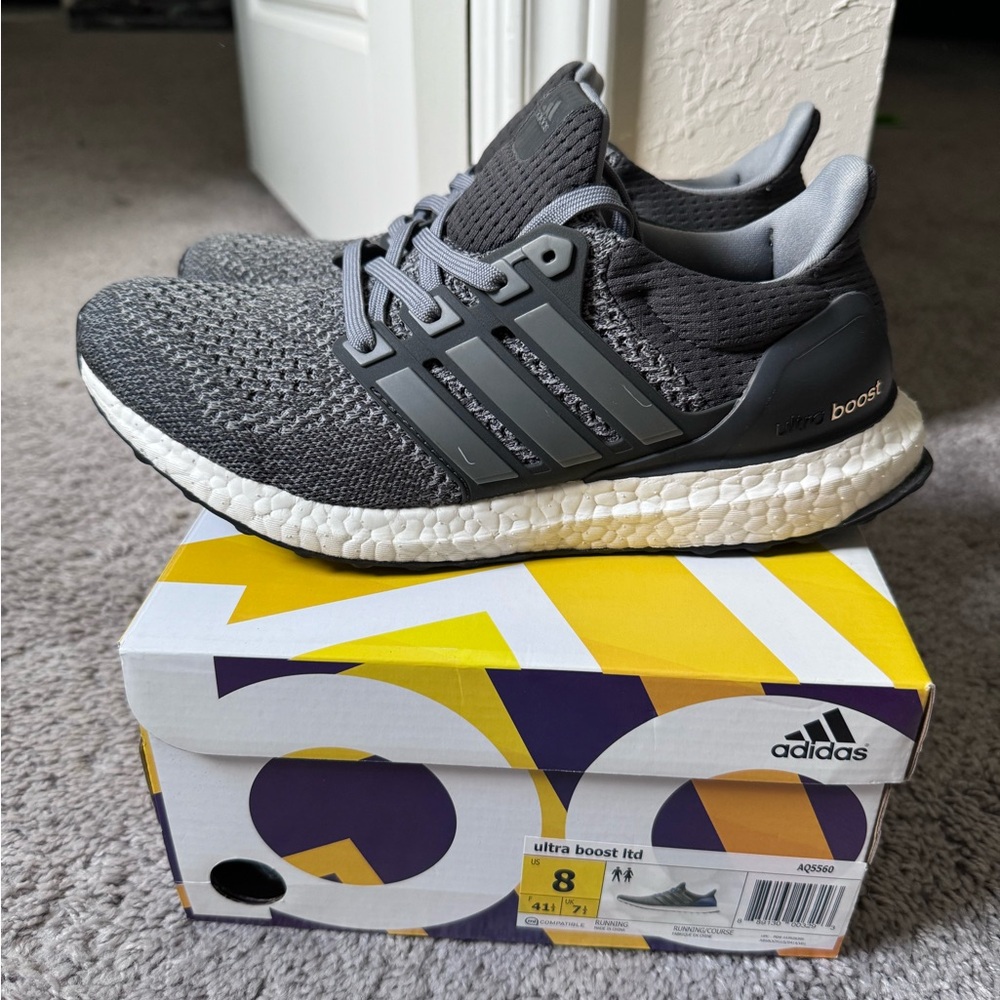 Adidas ultra boost 1.0 ltd wolf grey sz 8 men’s
